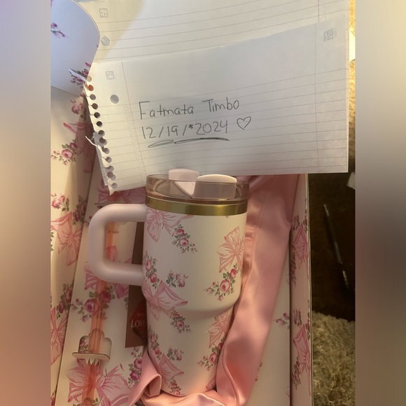 Stanley x Love Shack Fancy Rosa Beaux 20oz - Picture 2 of 8